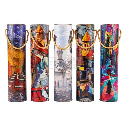 Wine bottle holder cardboard bag 38/12cm